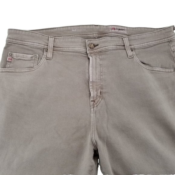 Adriano Goldschmied Mens The Tellis Modern Slim Jeans AG-Ed Denim Tan Sz 38 x 32 - Picture 3 of 9